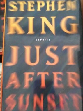 Stephen King Just After Sunset Coffee Table Book - Black & Orange